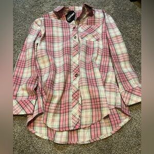 New flannel size medium
